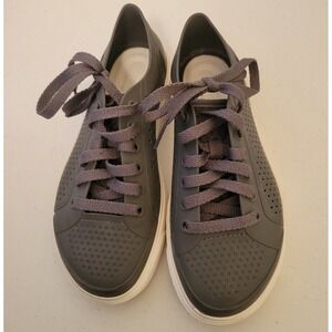 Crocs Shoes Women's Sz 6 Citilane Roka Athletic Sneaker  Gray Lace-up